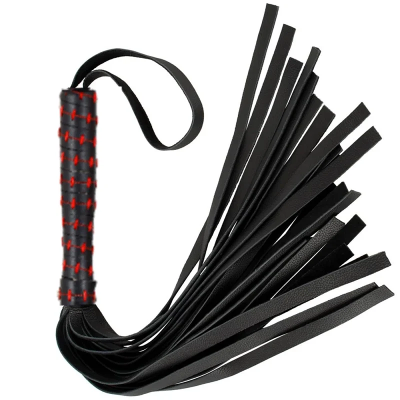 Agor Fetish Fantasy Series Boras Black Sentetic Whip Fetiş Kırbaç
